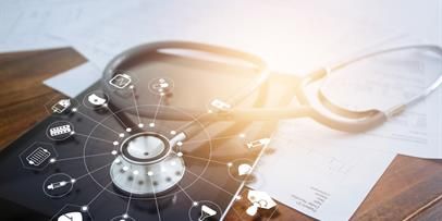Public health workers in a clinical setting at the U.S.–Mexico border region