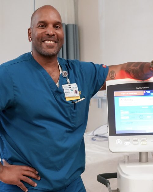Jason Bell, Respiratory Therapy student at Grossmont College